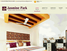 Tablet Screenshot of jasmineparkchennai.com